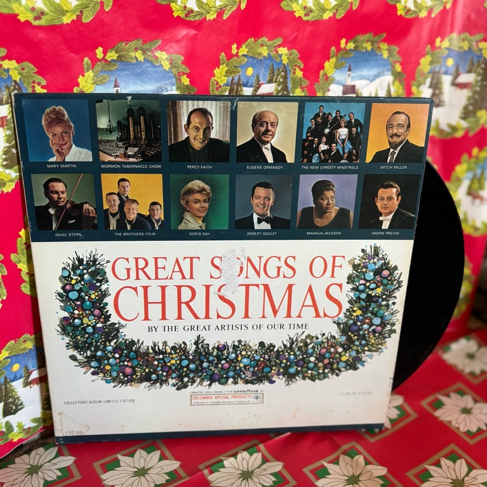 60's "Great Songs of Christmas" Vol 2 Record - 1964 - Christmas Album - Goodyear